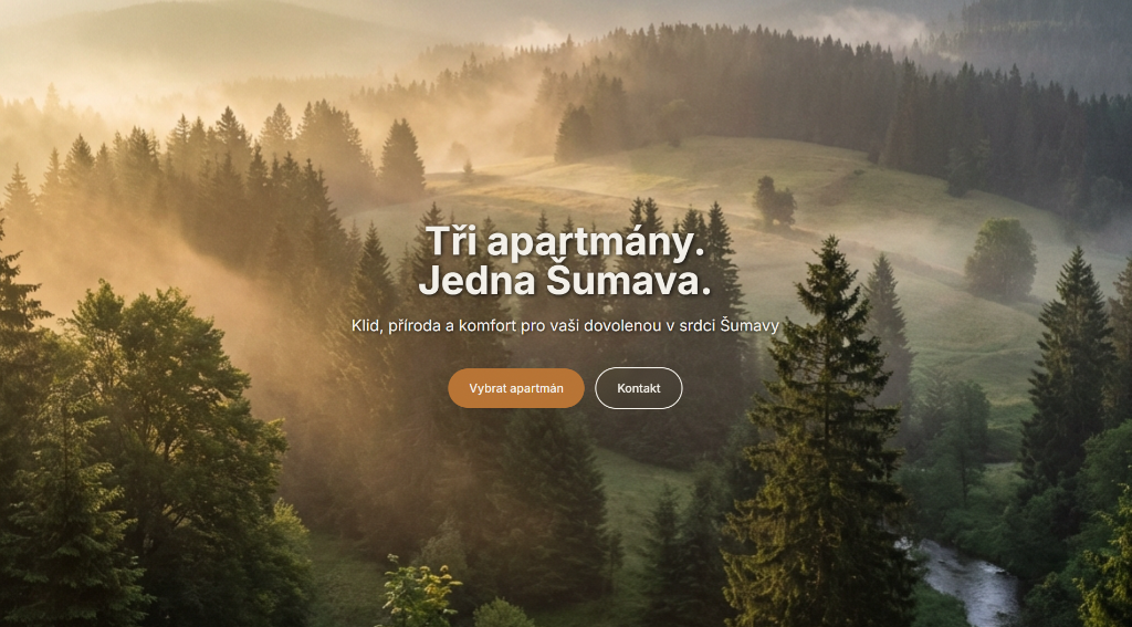 Apartmány Šumava